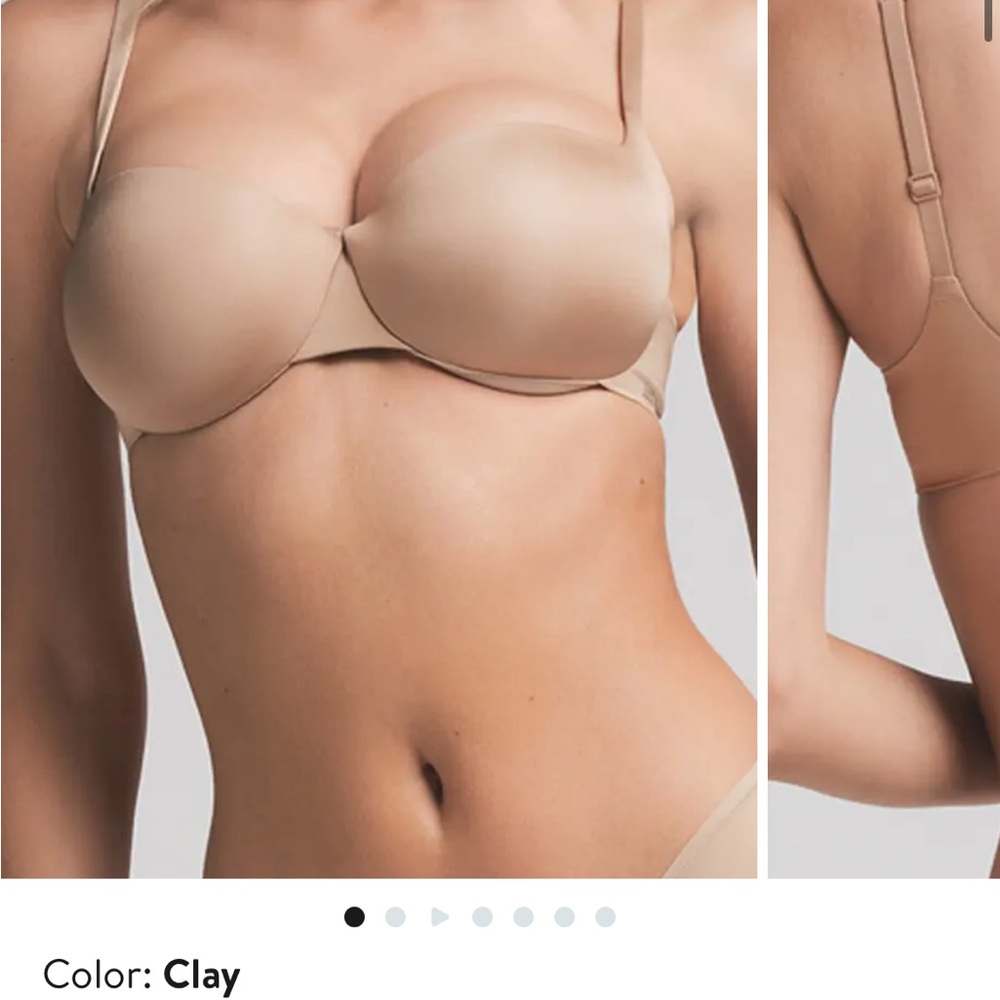 SKIMS Clay Push Up Balconetge Bra